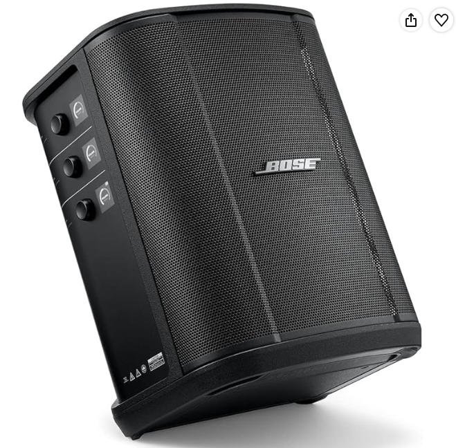 Bose S1 Pro+ All-in-One PA Speaker - Powered, Wireless PA System, Multiple Positioning Options
